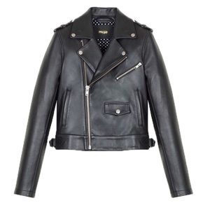 Maje lamb leather jacketT36 - gently worn. Like new. R: $795+TX. FINAL SALE!